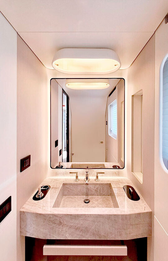 Lavabo in Quarzite Taj Mahal | Yacht Design Elegante